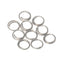 Barton Stainless Steel Split Rings - 10mm - 10-Pack